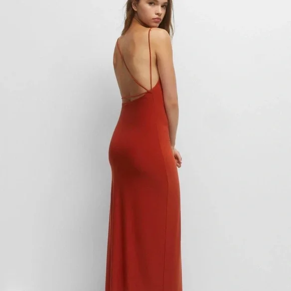 PULL & BEAR MIDI DRESS - Picture 3 of 5